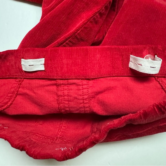 Vineyard Vines Embroidered Whale Velveteen Stretch Leggings In Red Size: 12 - Picture 6 of 6